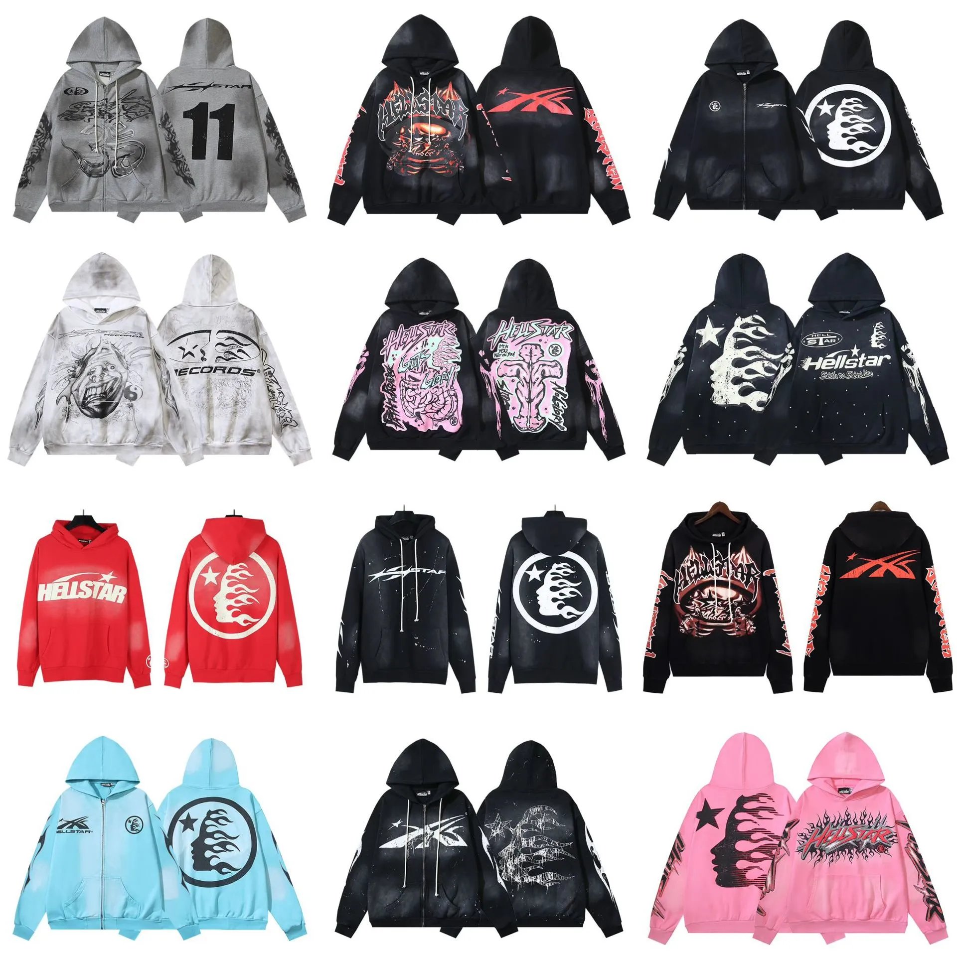 Hellstar Graphic Print Hoodie — OOPBUY Spreadsheet find