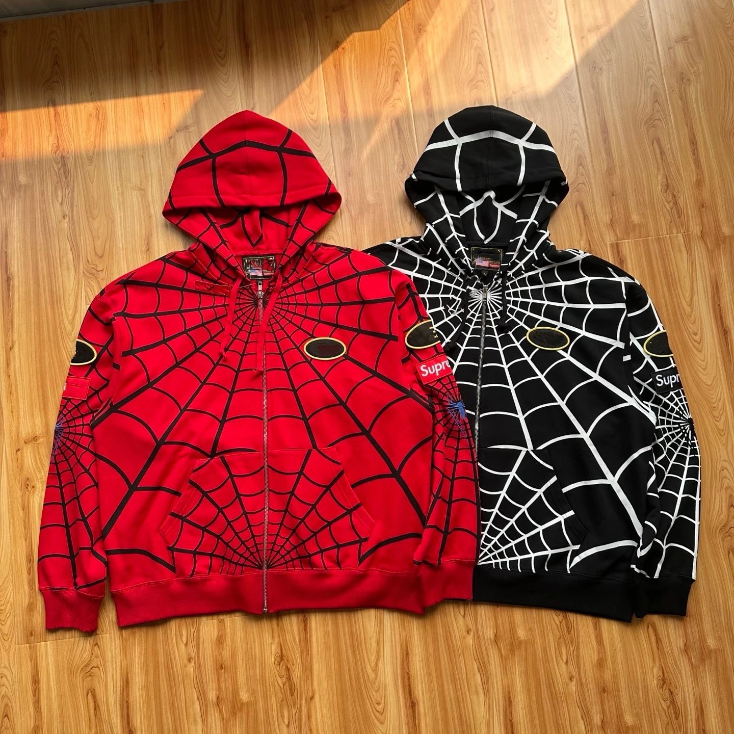 Supreme x Vanson Spider Web Zip Hoodie — OOPBUY Spreadsheet find